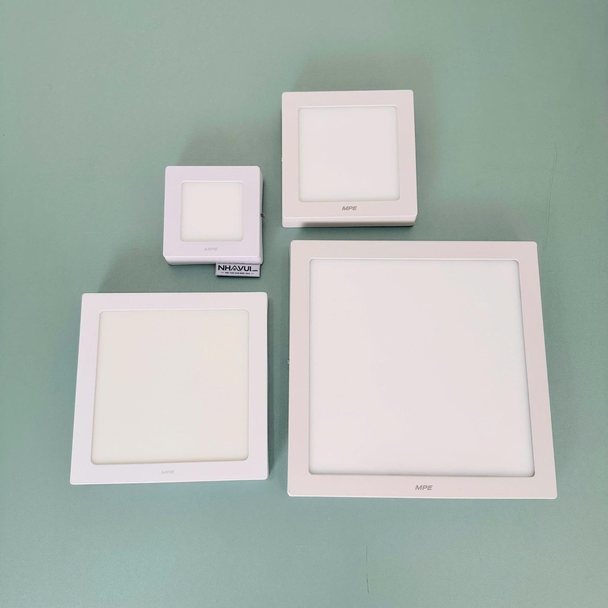 Đèn LED Panel ốp nổi vuông MPE Seri SSPL 6W 12W 18W 24W