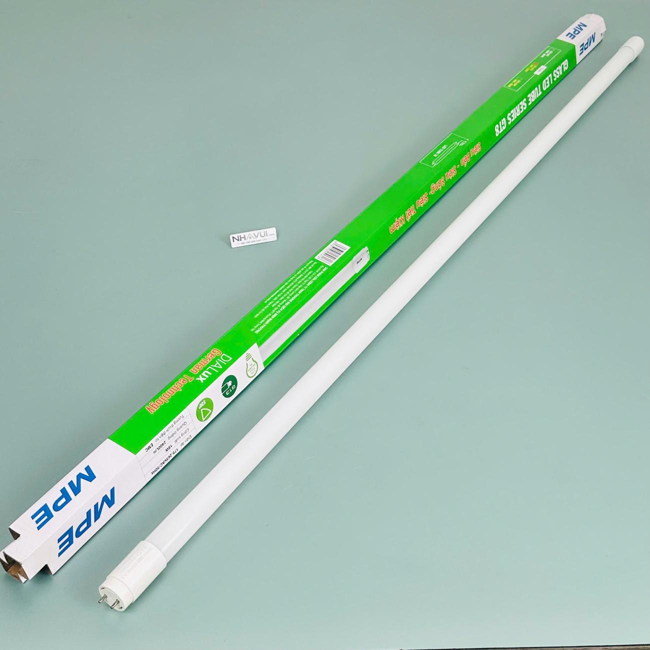 Đèn LED Tube thủy tinh MPE GT8-120 18W 1m2 2400Lm