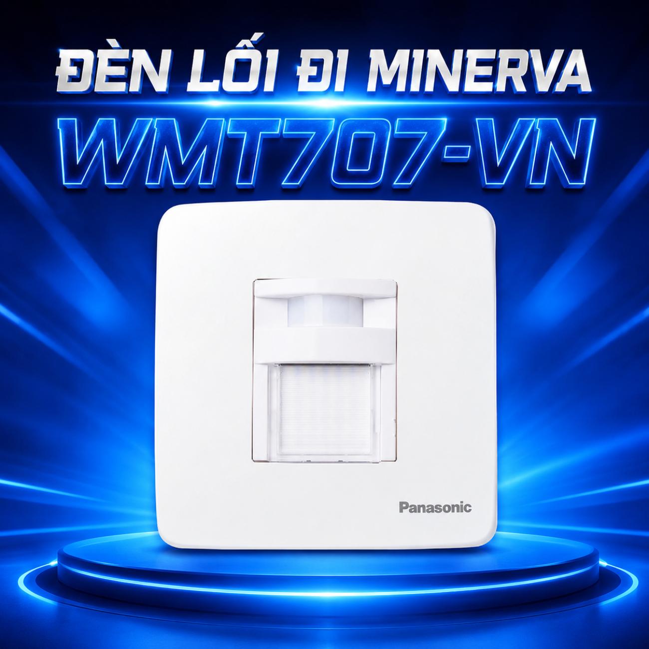 Đèn lối đi Minerva Panasonic PLS WMT707-VN cảm biến hồng ngoại, ánh sáng