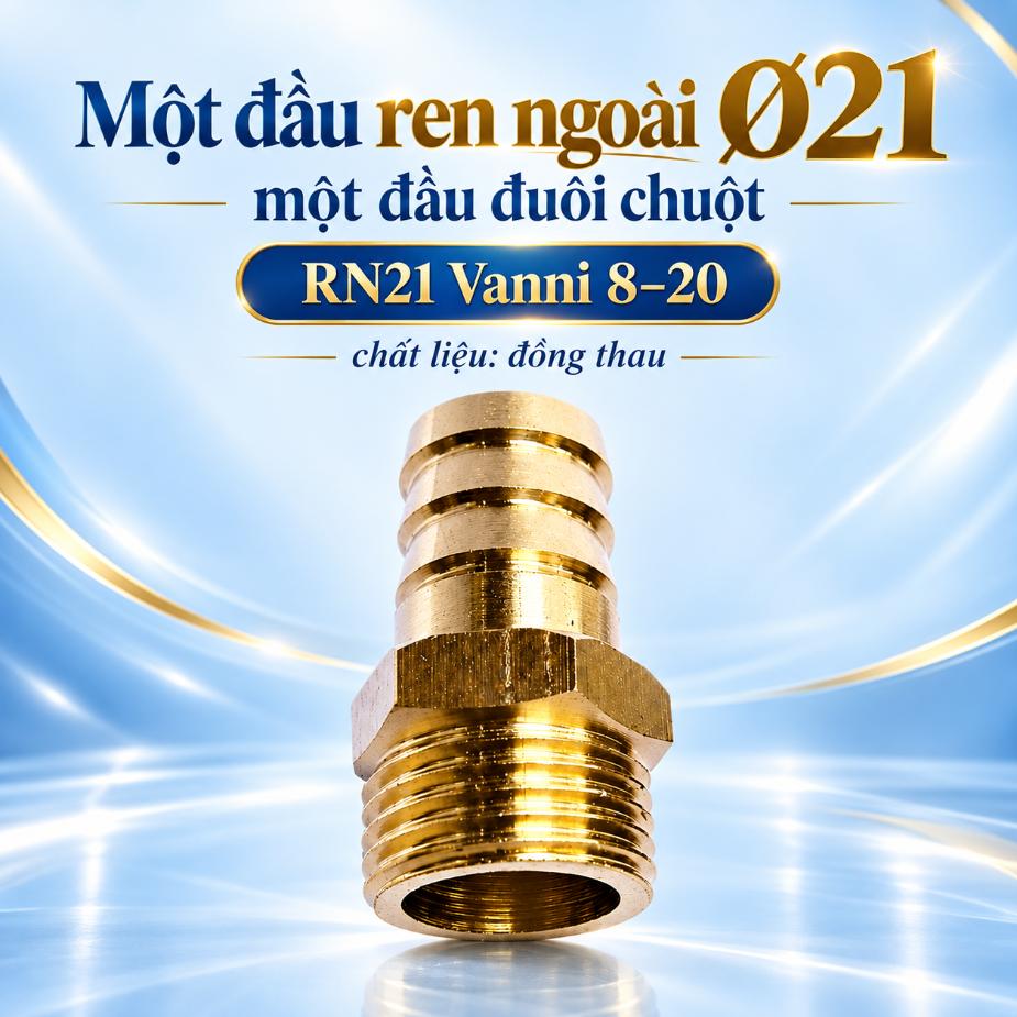 Đuôi chuột RN21 Vanni 8–20 đồng thau