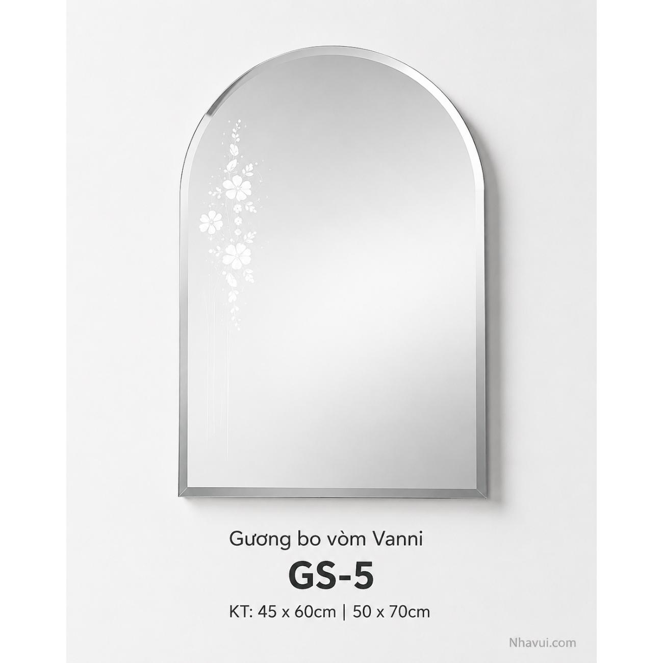 Gương bo vòm Vanni GS-4 GS-5 nhiều kích thước