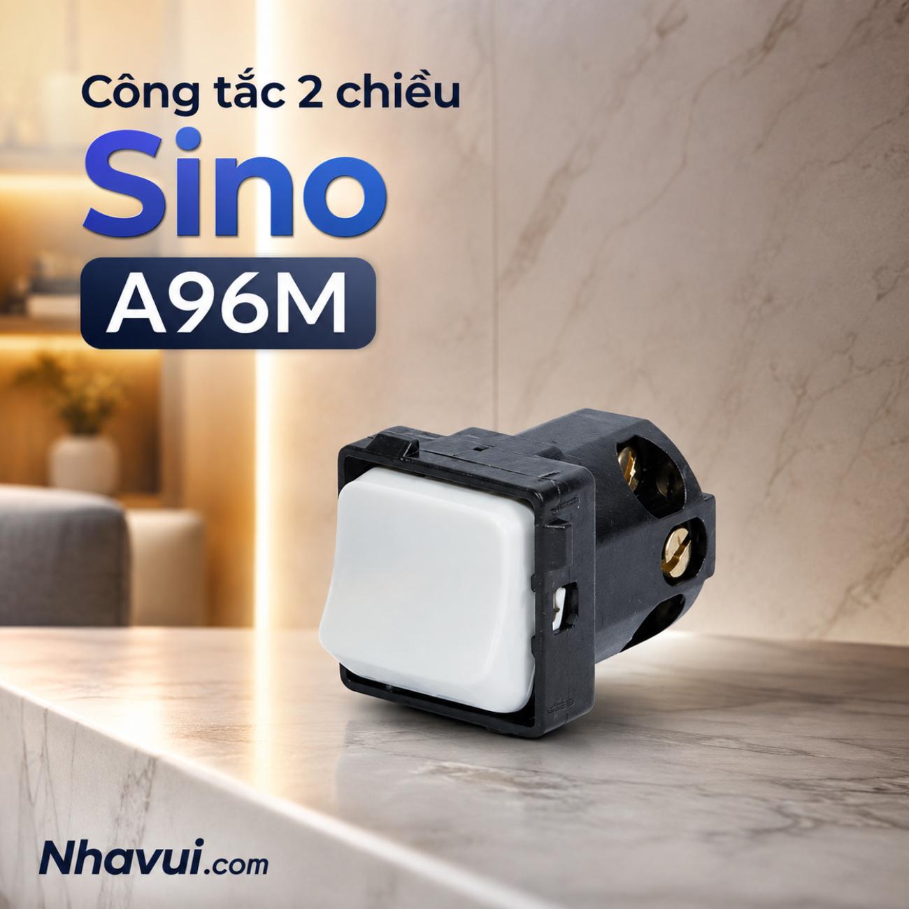 Hạt công tắc 2 chiều Sino A96M