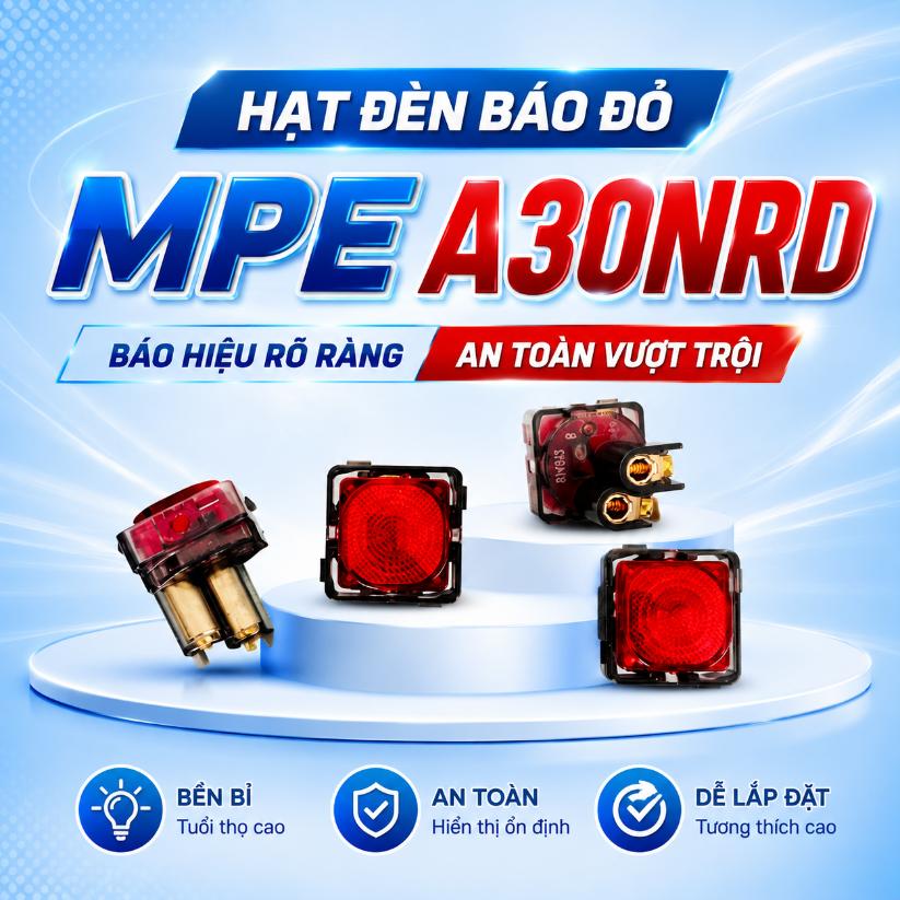 Hạt đèn báo đỏ MPE A30NRD