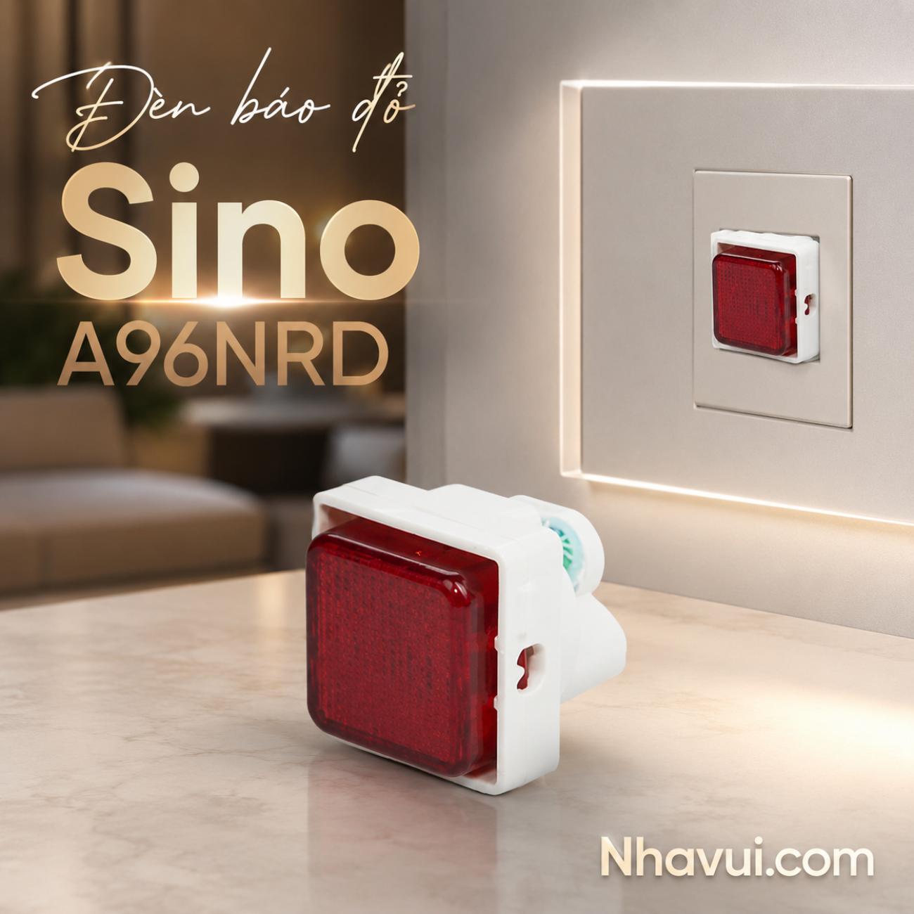Hạt đèn báo đỏ Sino A96NRD