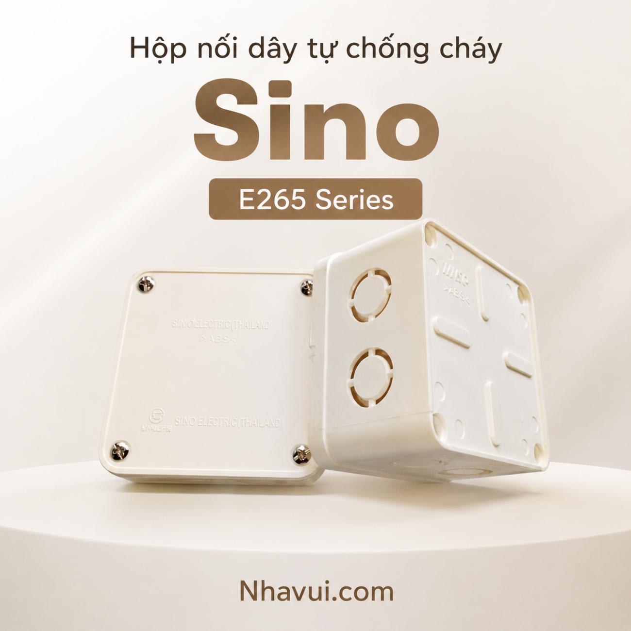 Hộp nối dây tự chống cháy Sino E265 Series