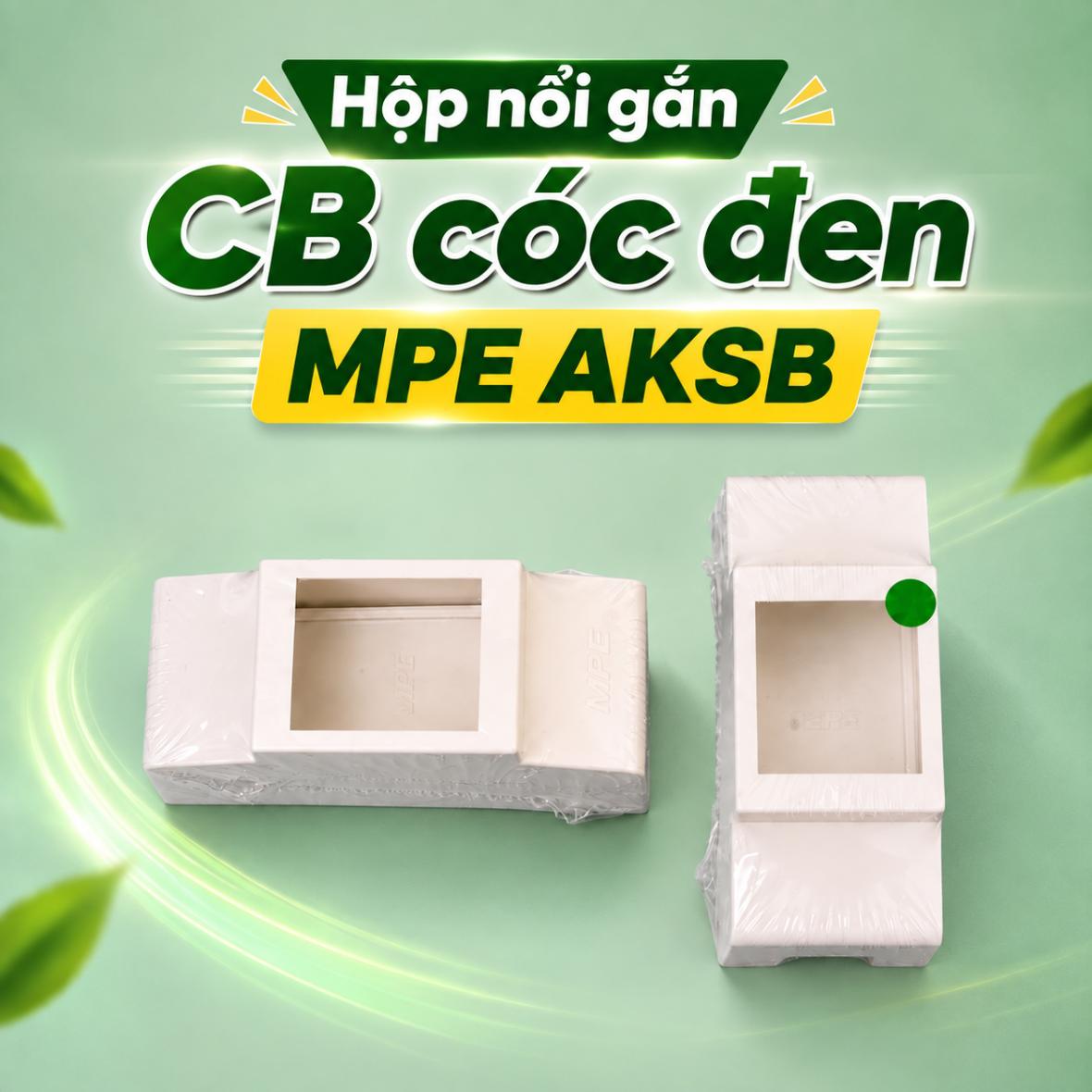Hộp nổi gắn CB cóc đen MPE AKSB