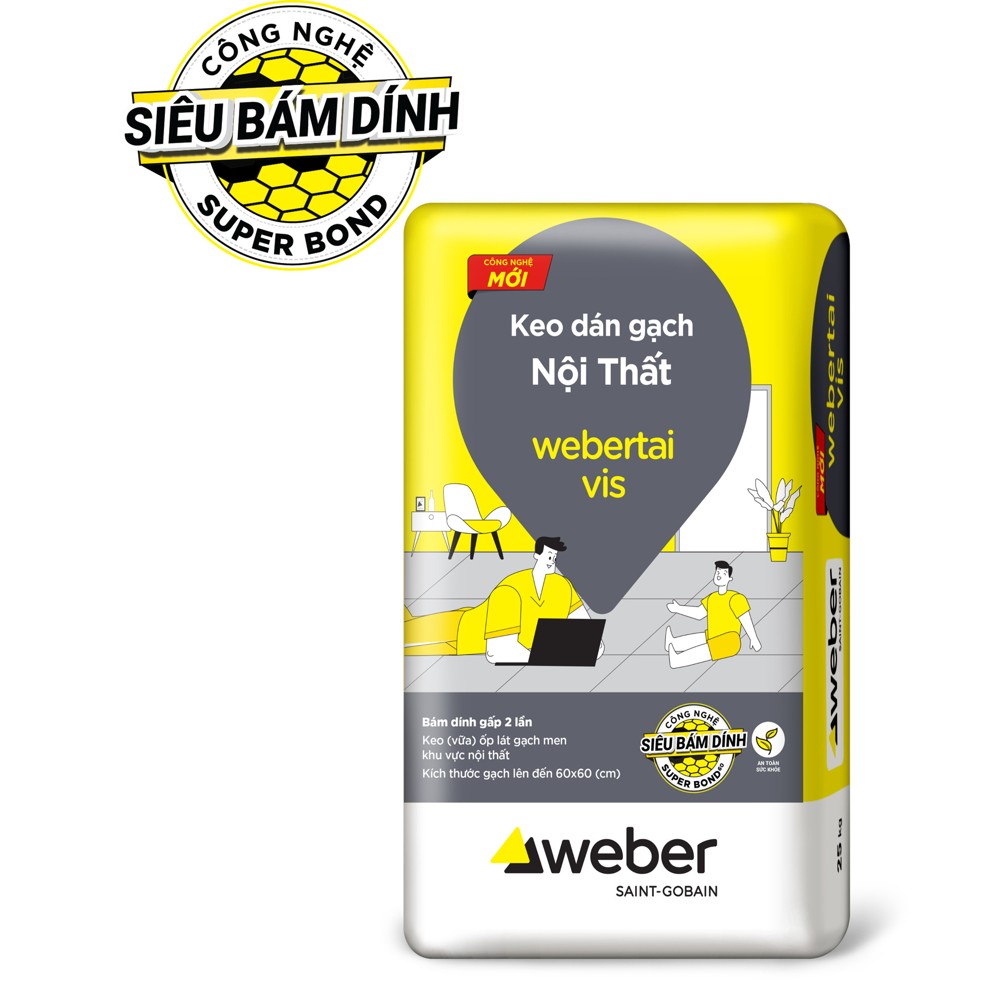 Keo dán gạch Weber.tai vis