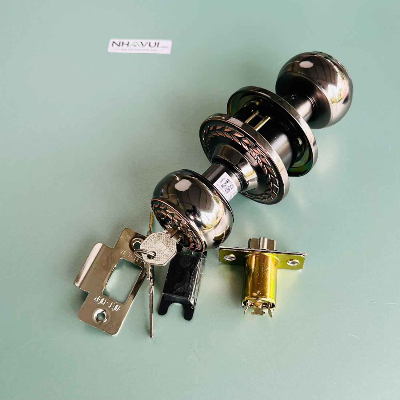 Khóa tay nắm tròn Việt Tiệp 04204