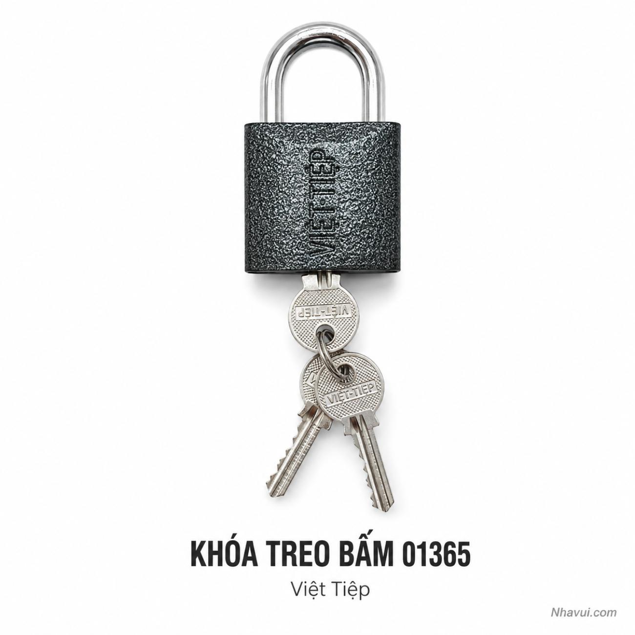 Khóa treo bấm đồng Việt Tiệp 01365