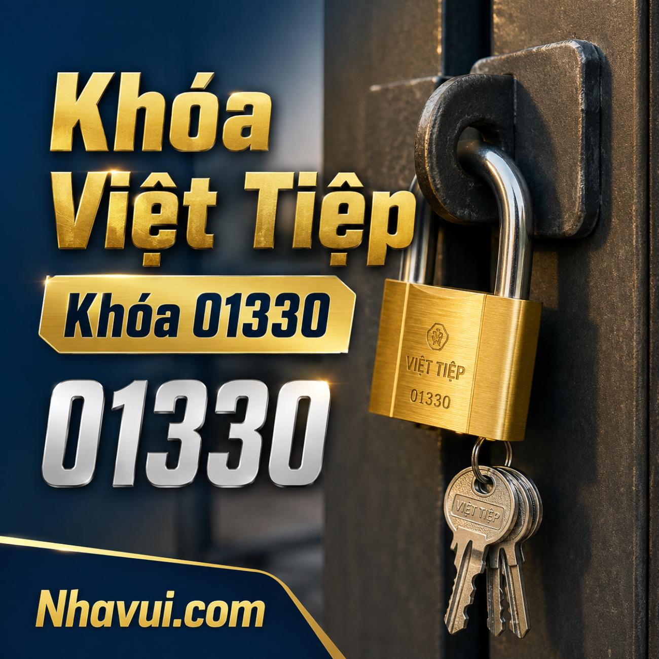 Khóa treo đồng thường Việt Tiệp 01330