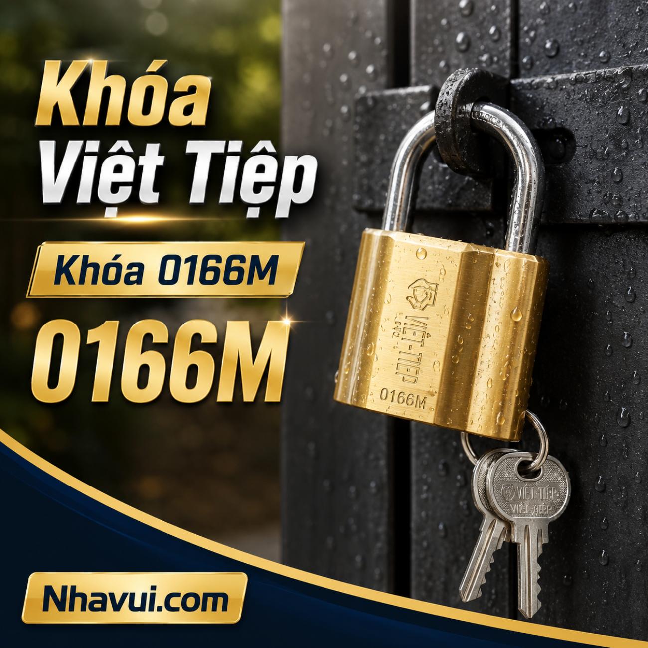 Khóa treo đồng thường Việt Tiệp 0166M