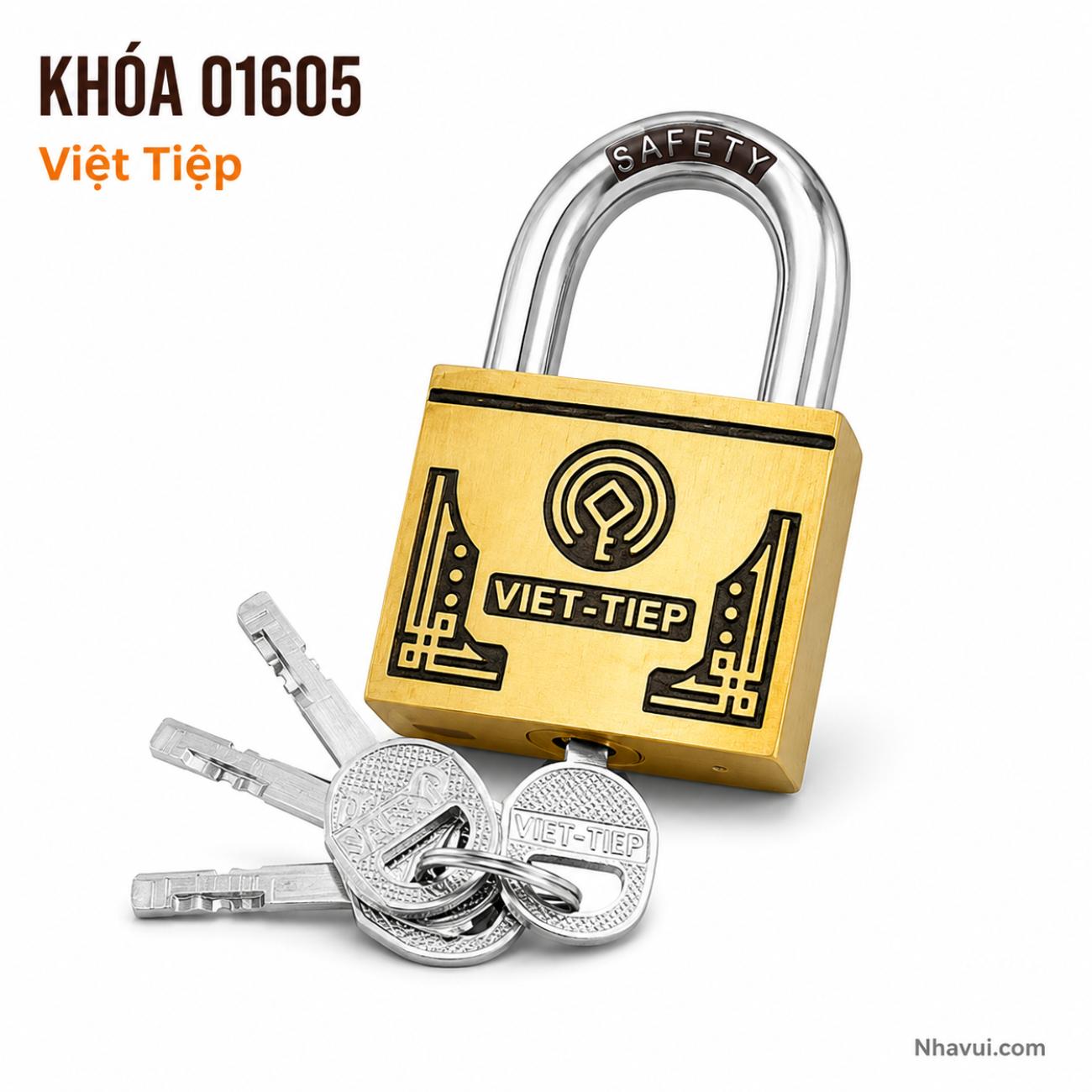 Khóa treo hợp kim Việt Tiệp 01605