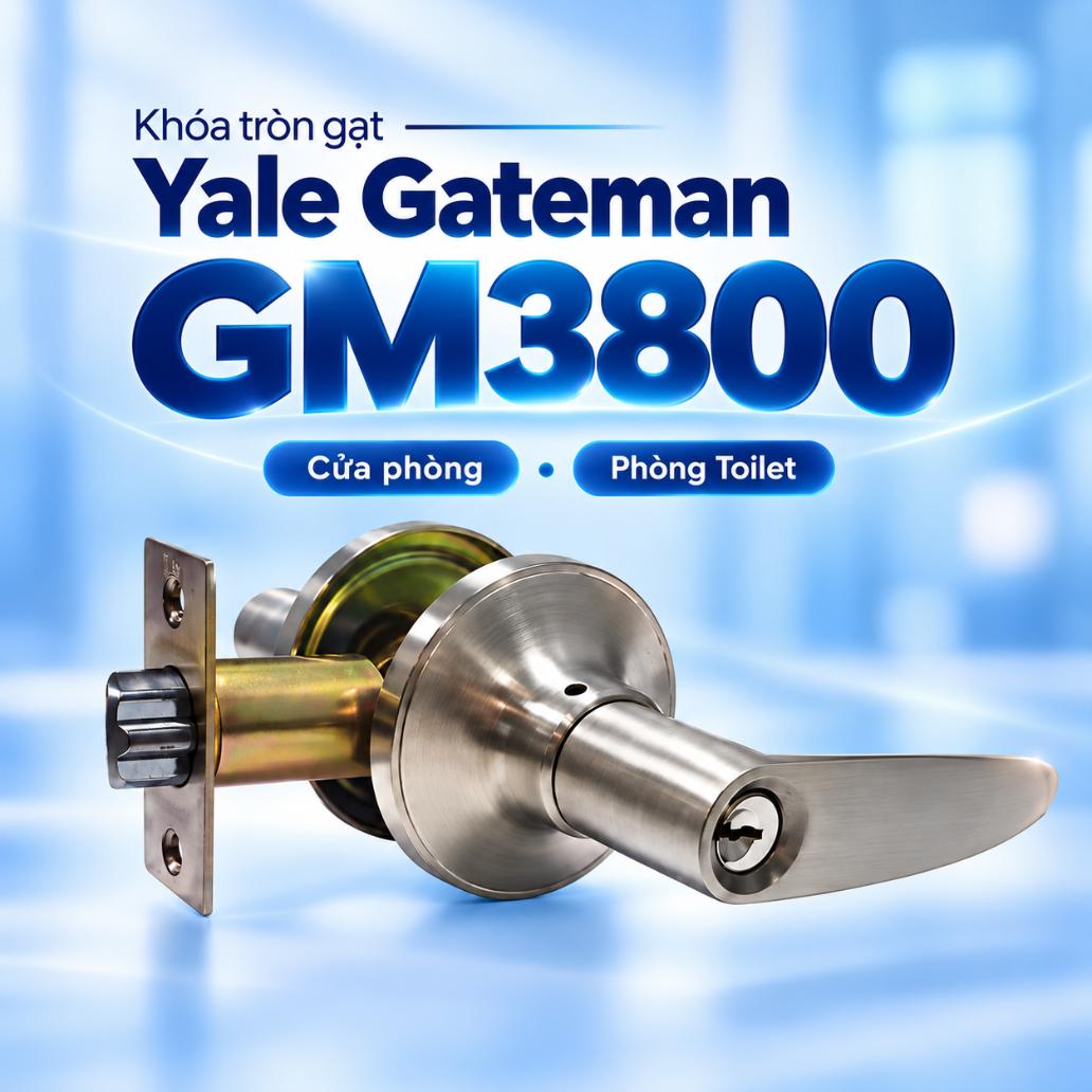 Khóa tròn gạt Yale Gateman GM3800