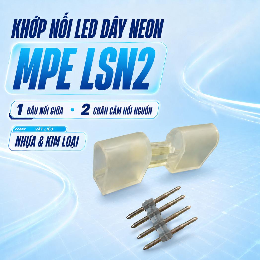 Khớp nối LED dây Neon MPE LSN2