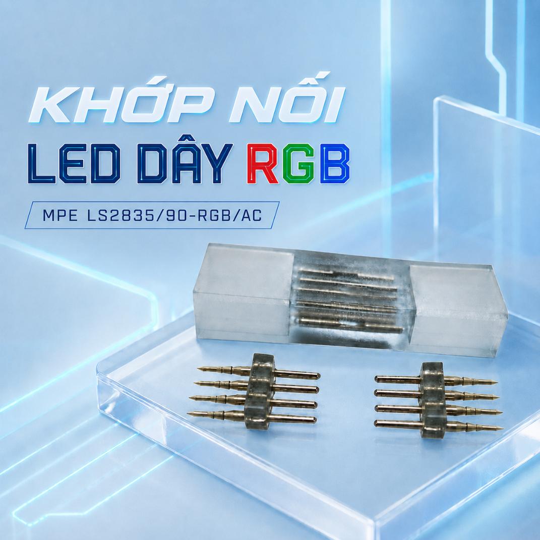 Khớp nối LED dây RGB MPE LS2835/90-RGB/AC