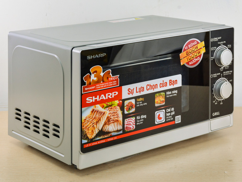 Lò vi sóng cơ có nướng Sharp R-G222VN-S 20 lít