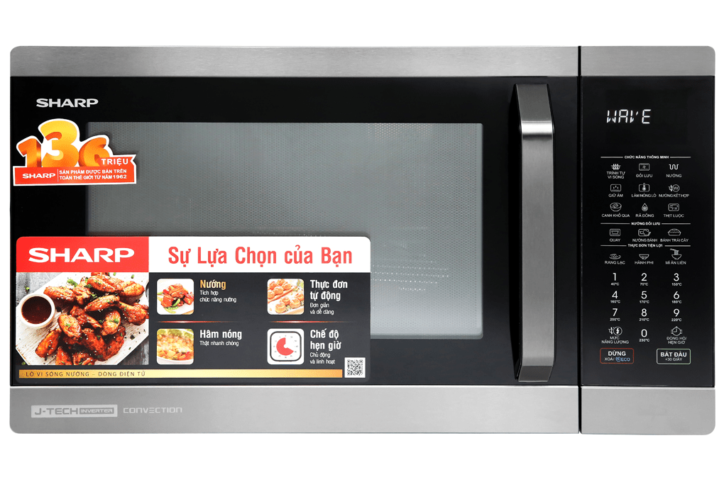 Lò vi sóng có nướng đối lưu Sharp R-C932XVN-BST 32 lít