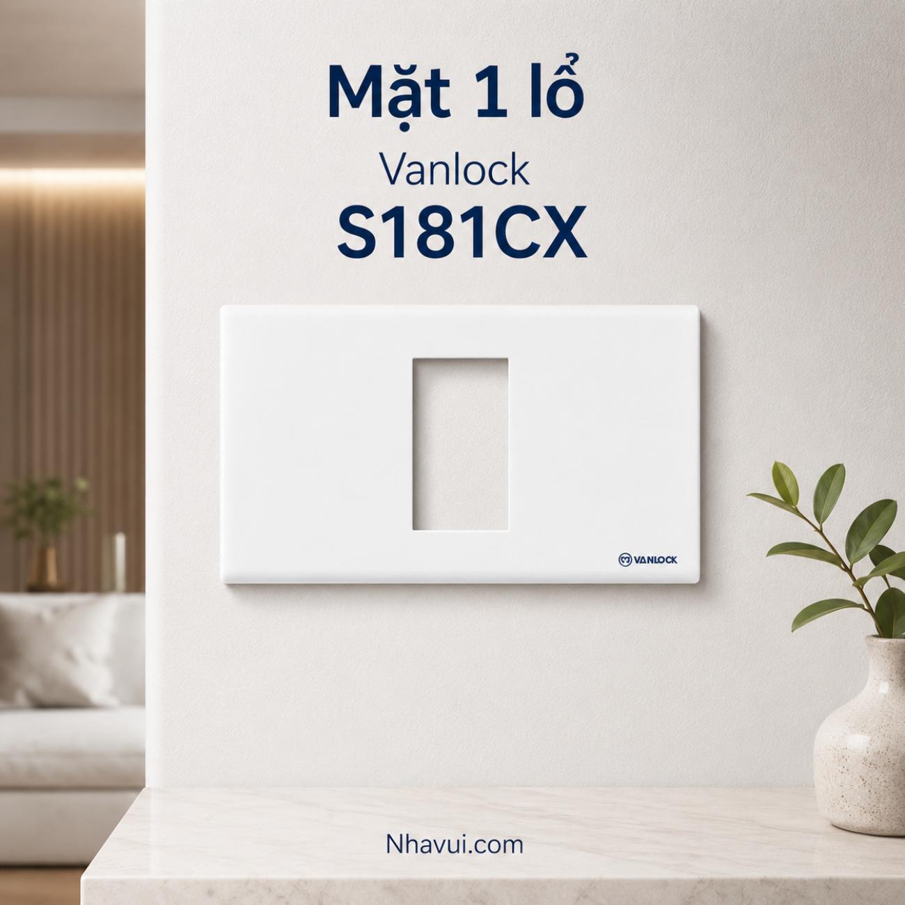 Mặt 1 lỗ Sino S181CX