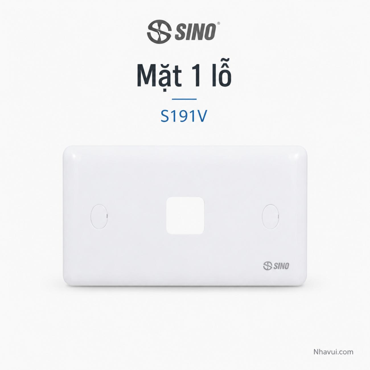 Mặt 1 lỗ Sino S191V Series S19