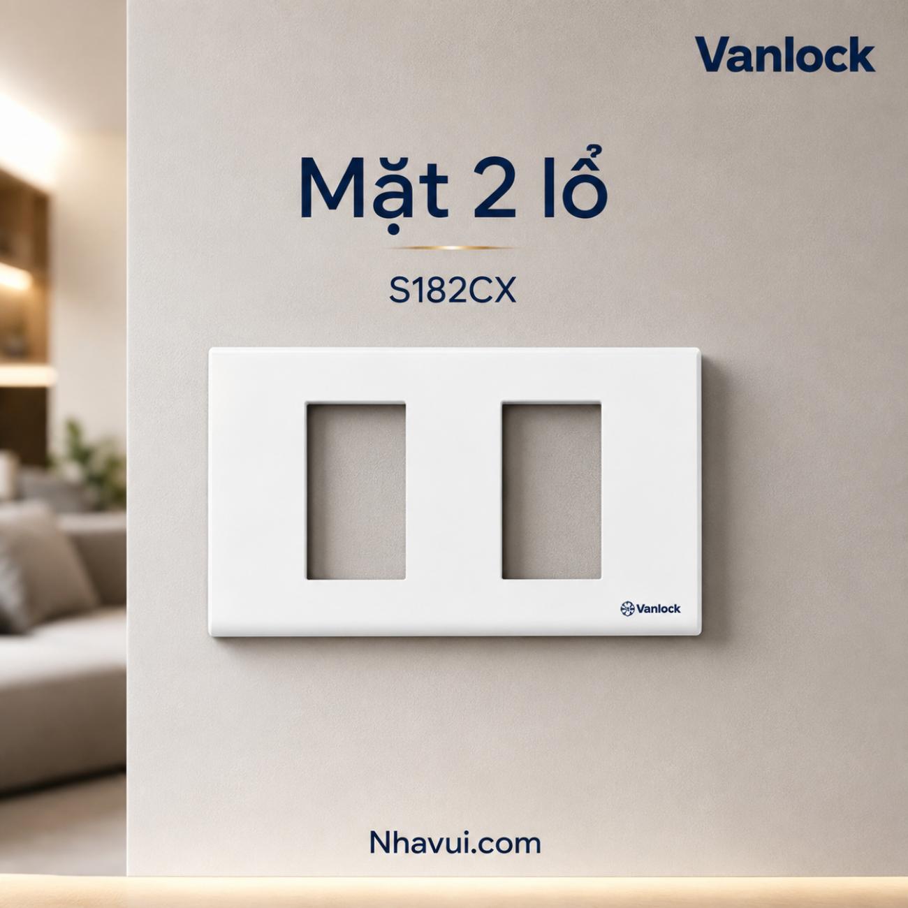 Mặt 2 lỗ Sino S182CX