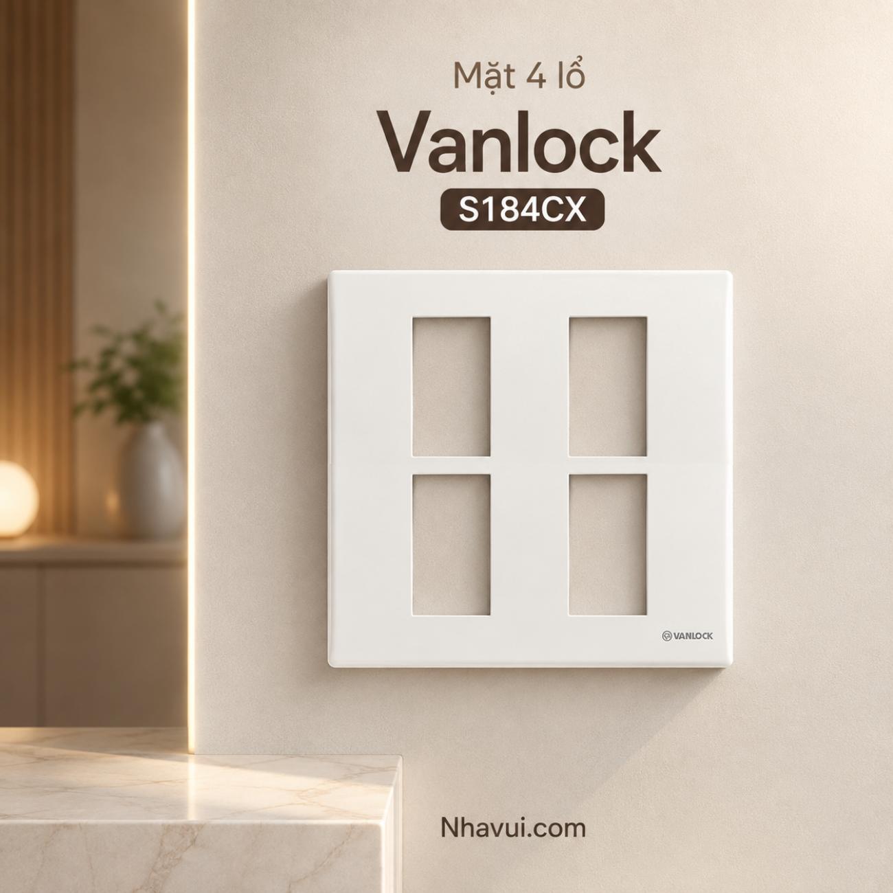 Mặt 4 lỗ Sino S184CX
