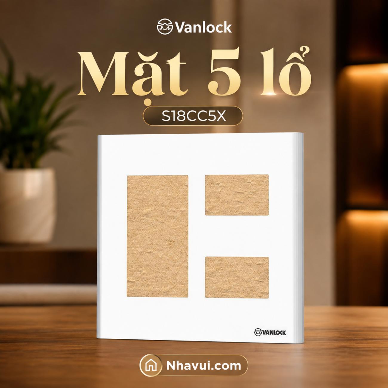 Mặt 5 lỗ Sino S18CC5X
