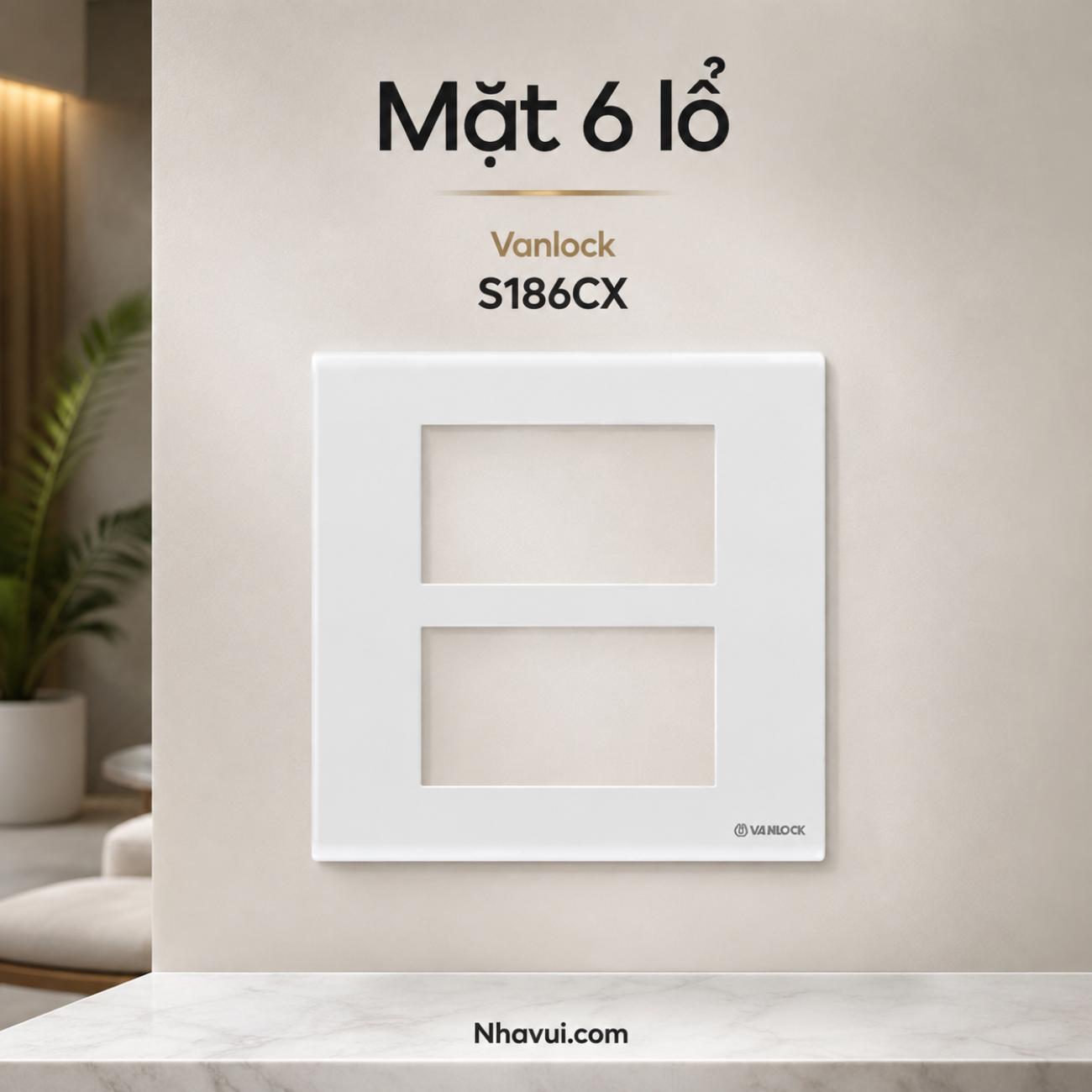Mặt 6 lỗ Sino S186CX
