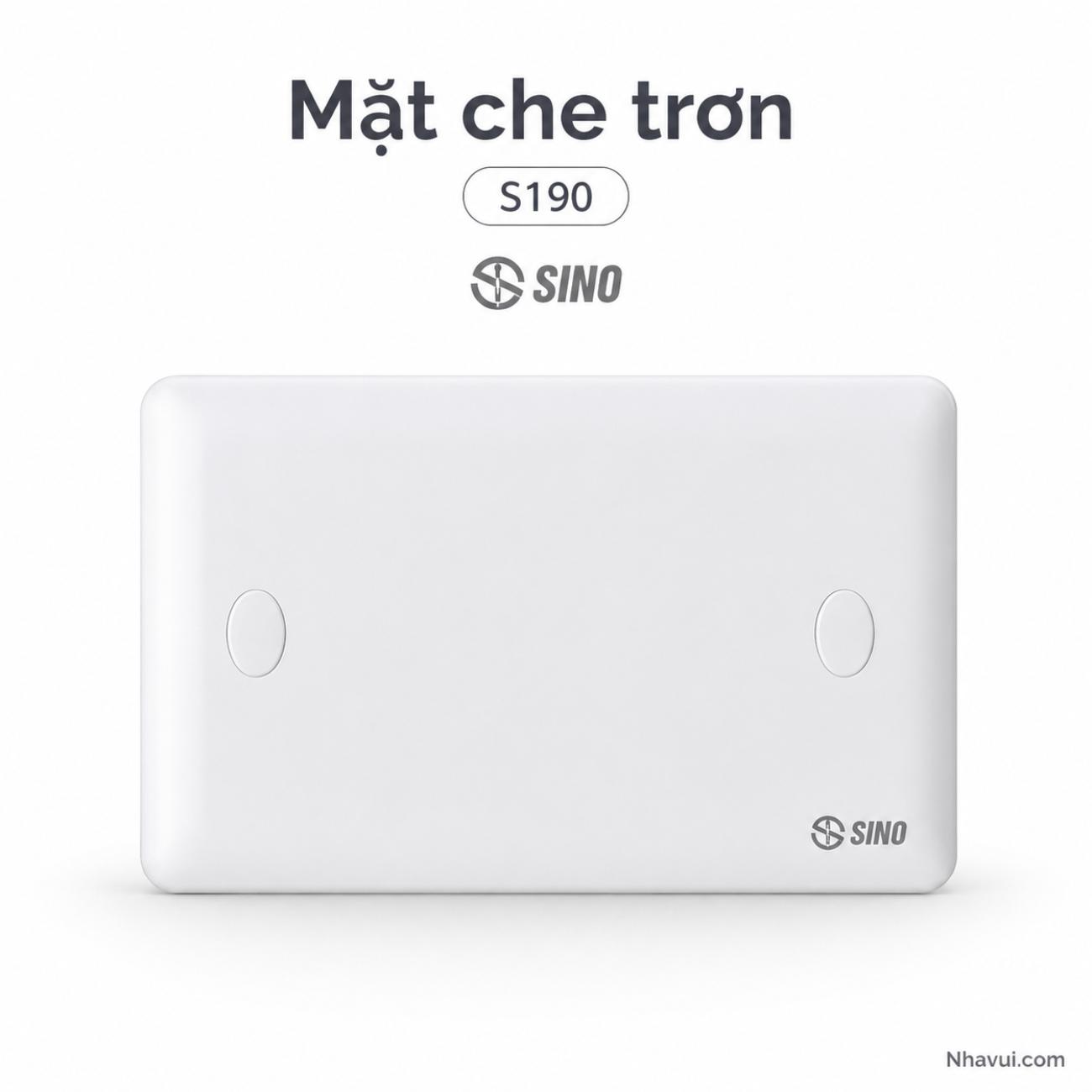 Mặt che trơn Sino S190 Series S19