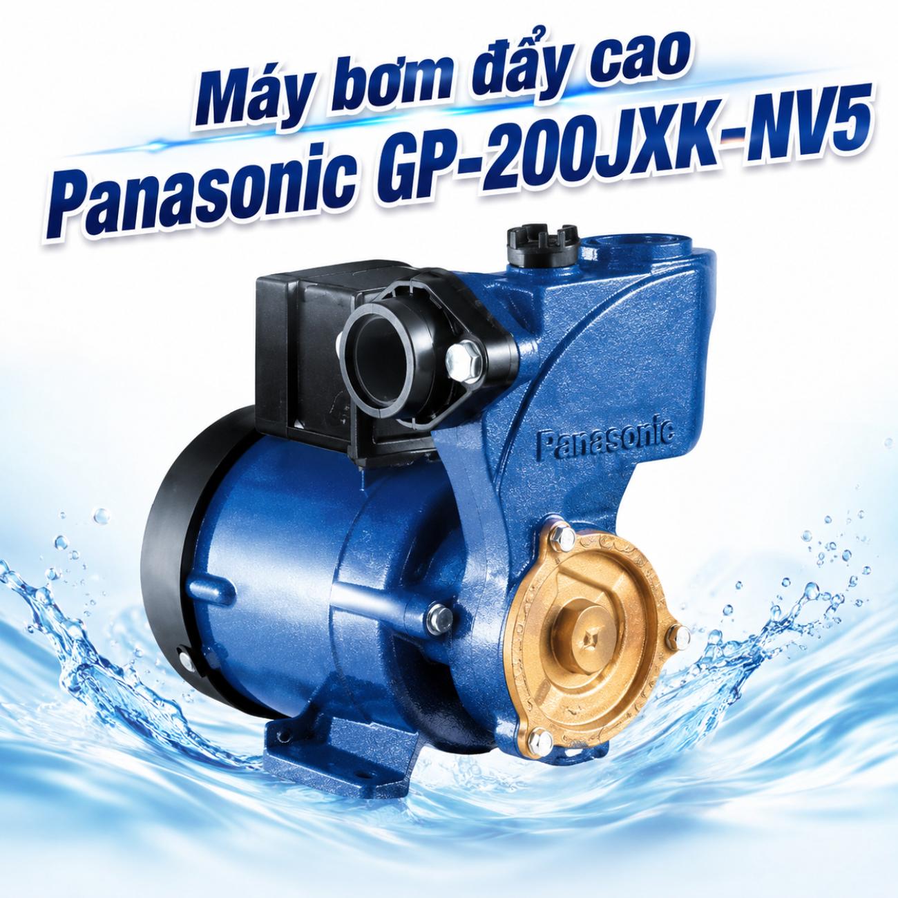 Máy bơm đẩy cao Panasonic GP-200JXK-NV5 200W lưu lượng 45 lít/phút