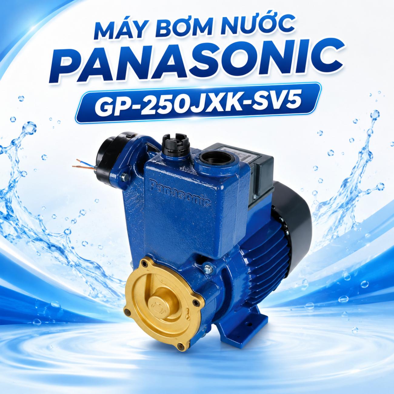 Máy bơm nước Panasonic GP-250JXK-SV5 250W dây điện 20cm