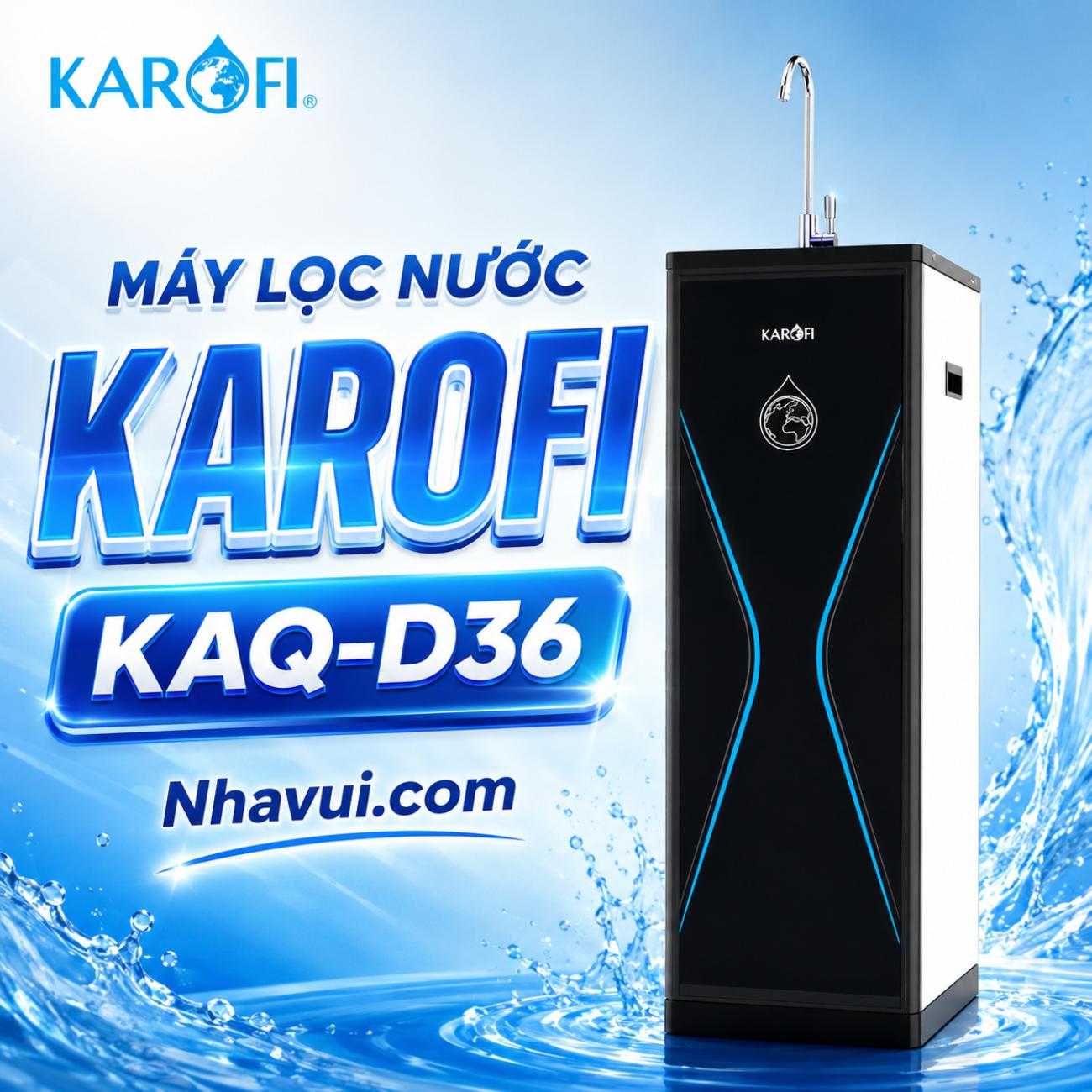 Máy lọc nước Karofi KAQ-D36
