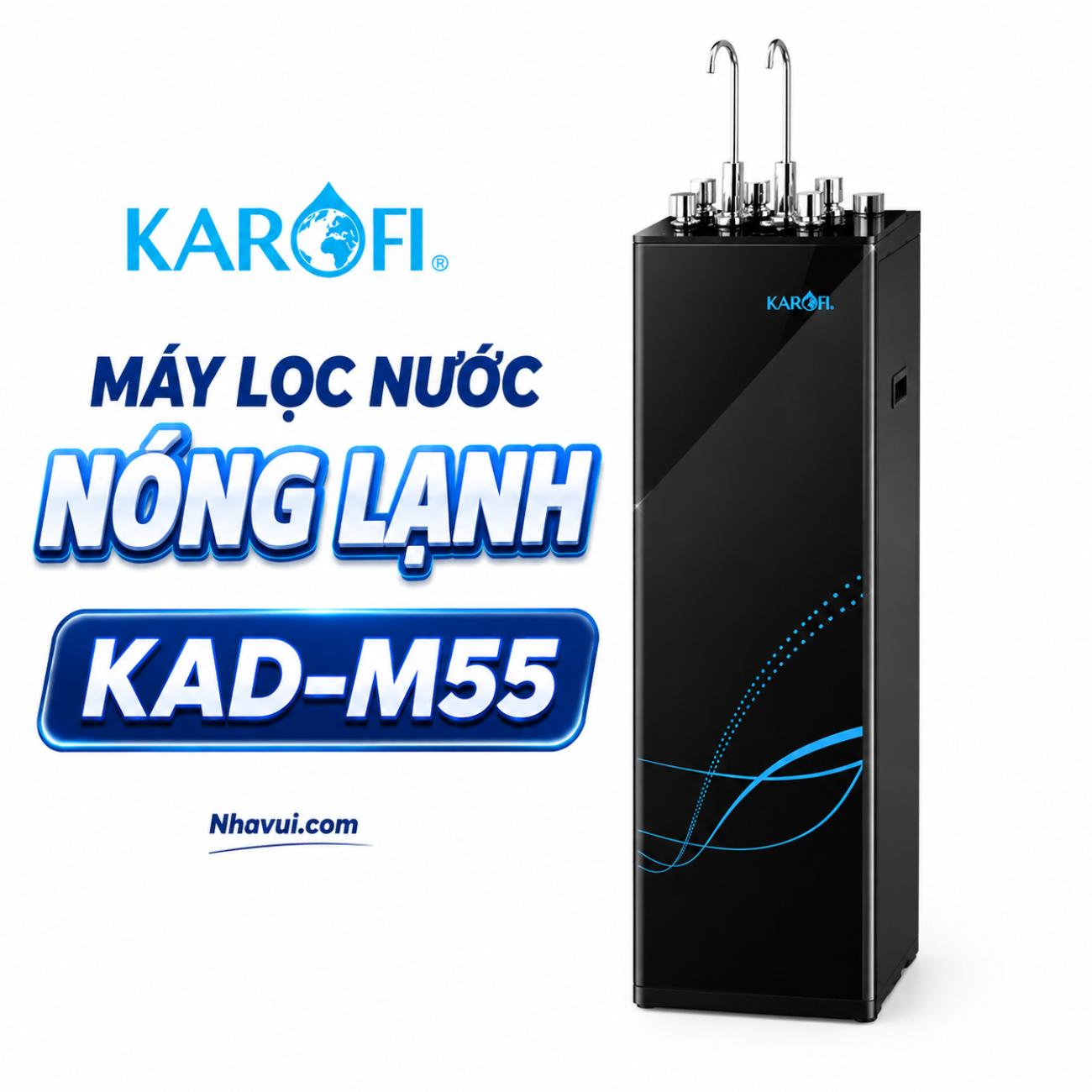 Máy lọc nước nóng lạnh Karofi KAD-M55