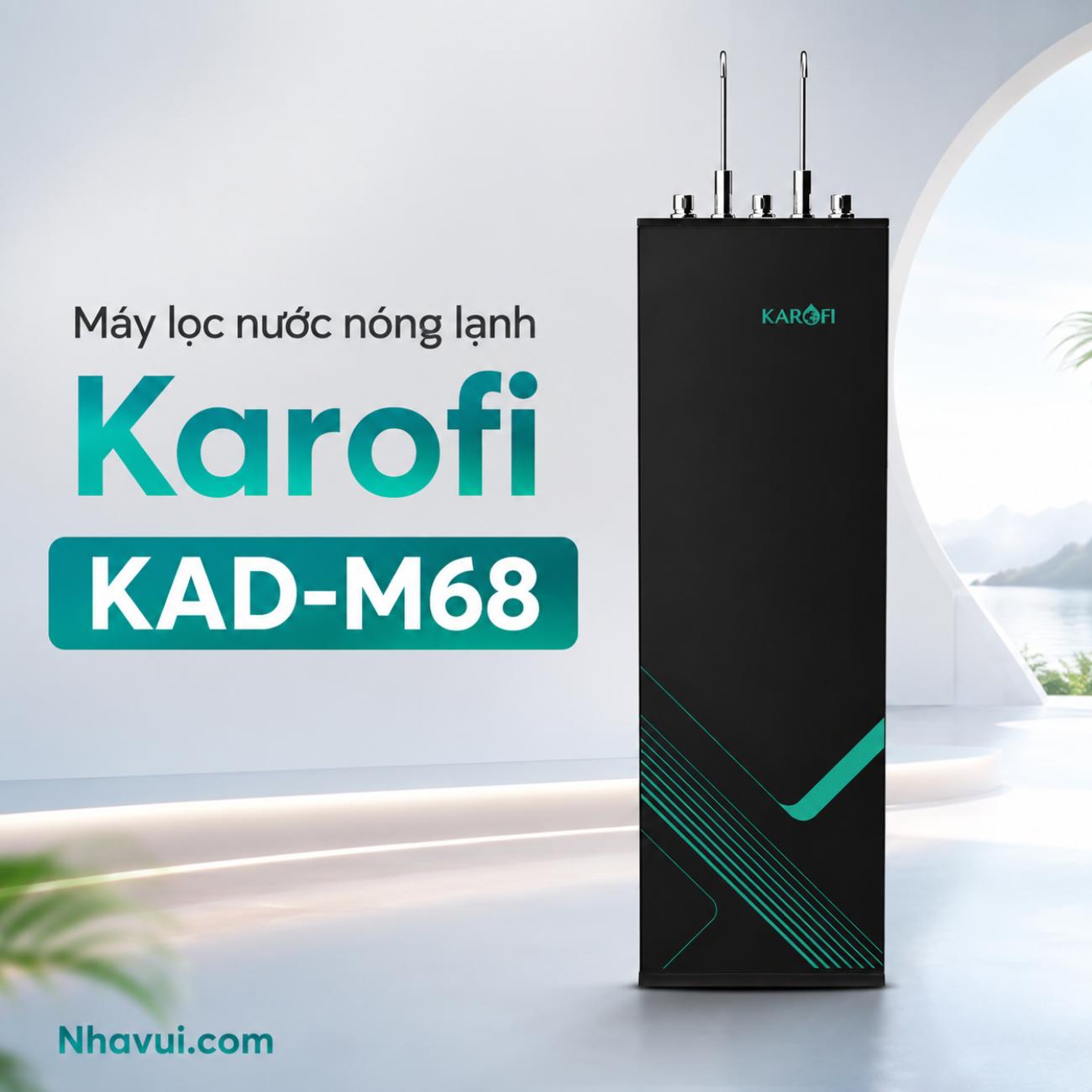 Máy lọc nước nóng lạnh Karofi KAD-M68