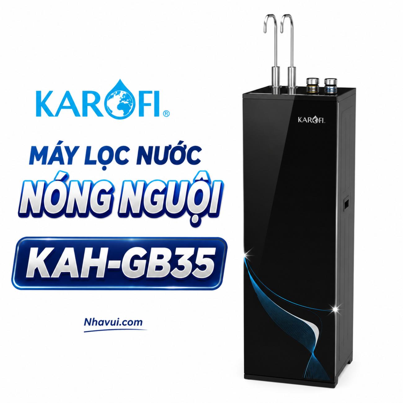 Máy lọc nước nóng nguội Karofi KAH-GB35