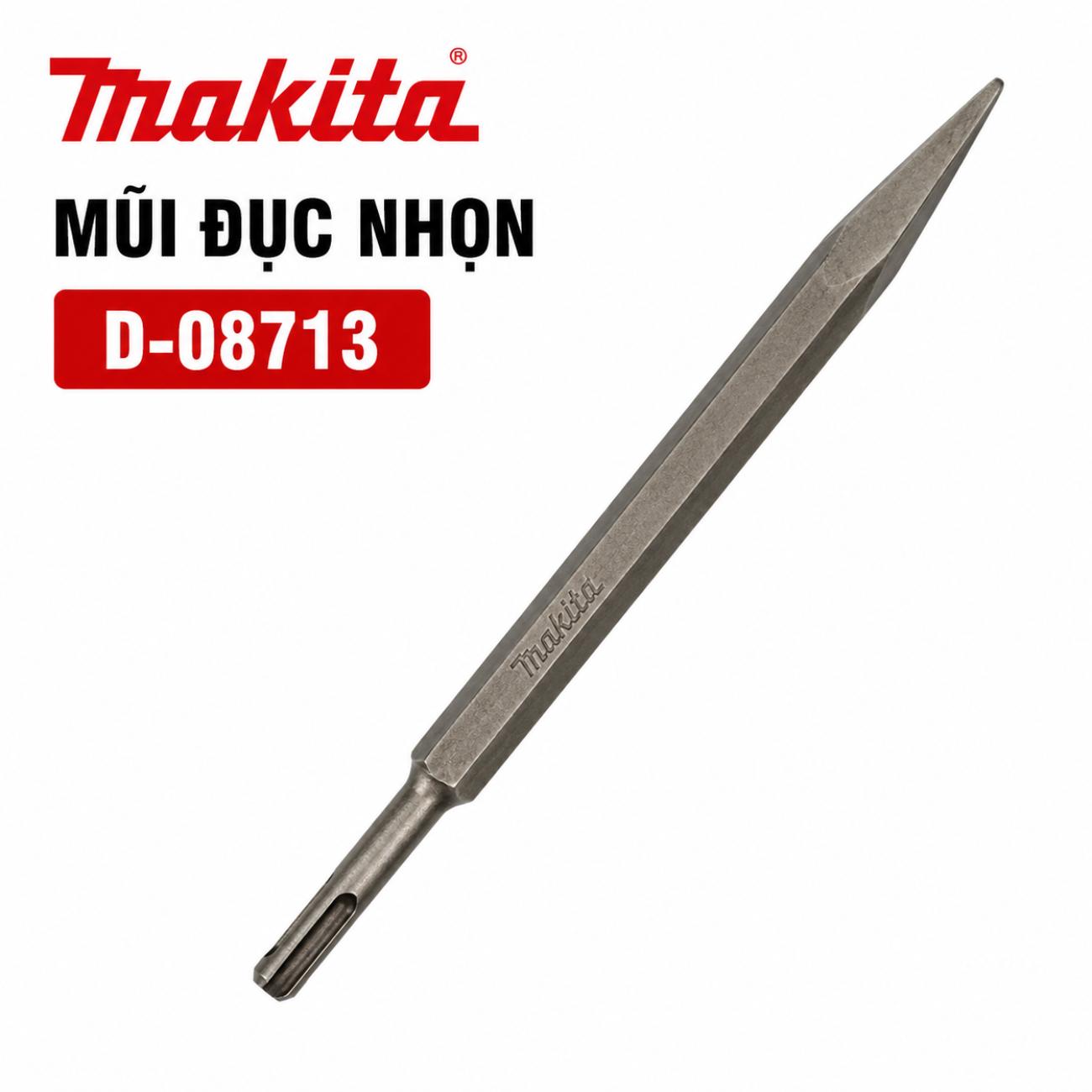 Mũi đục nhọn 14x250mm Makita D-08713