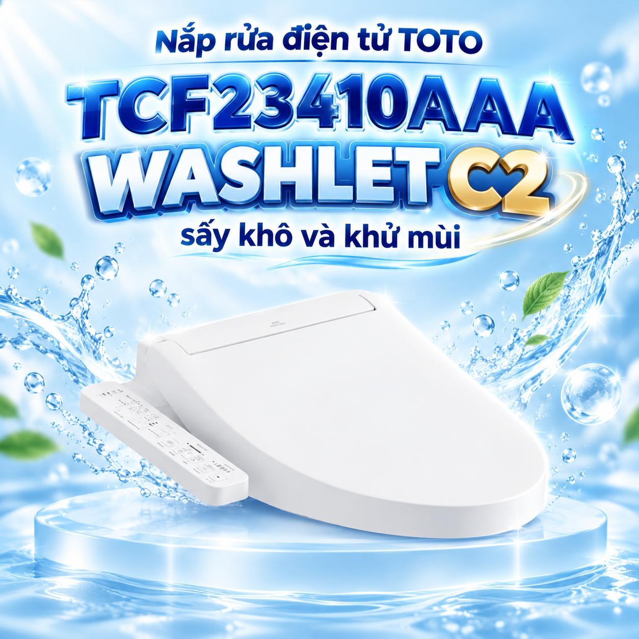 Nắp rửa điện tử TOTO TCF23410AAA WASHLET C2
