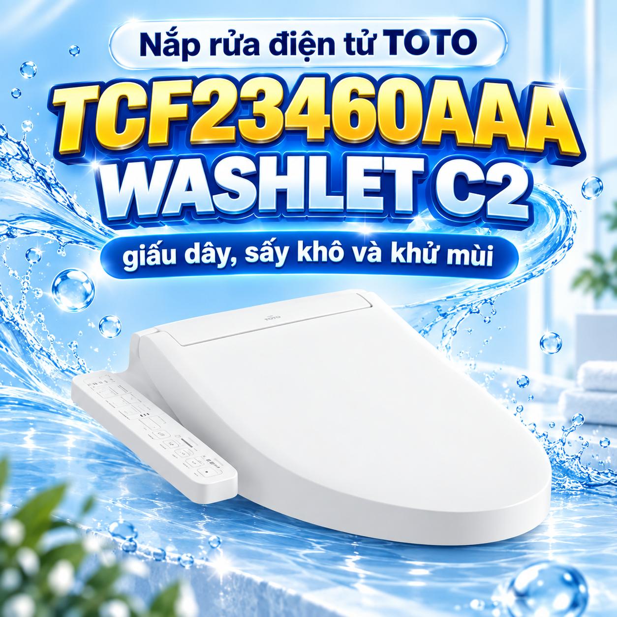 Nắp rửa điện tử TOTO TCF23460AAA WASHLET C2