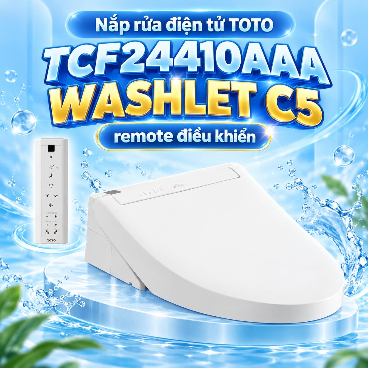 Nắp rửa điện tử TOTO TCF24410AAA WASHLET C5