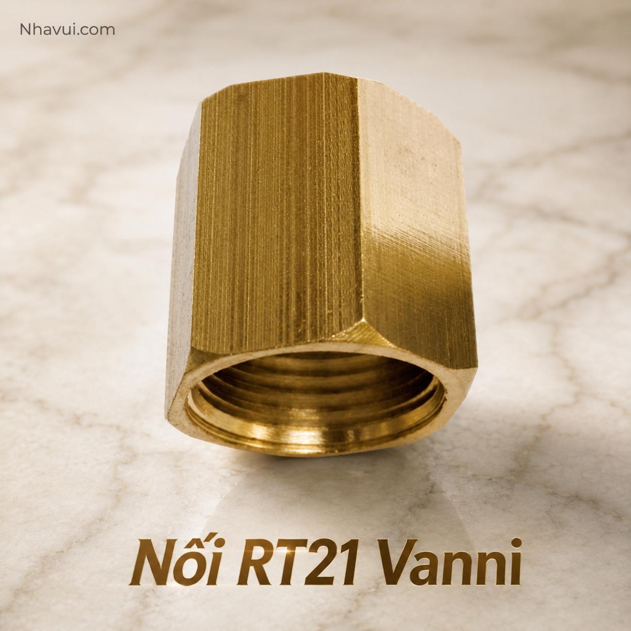Nối RT21 Vanni đồng thau