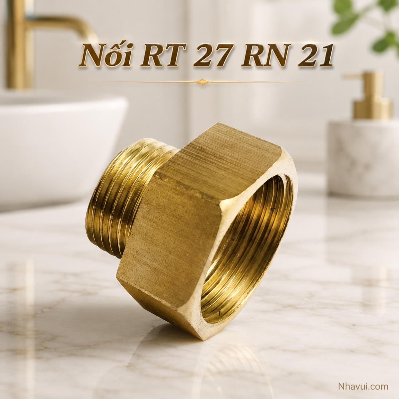 Nối RT27 RN21 Vanni đồng thau