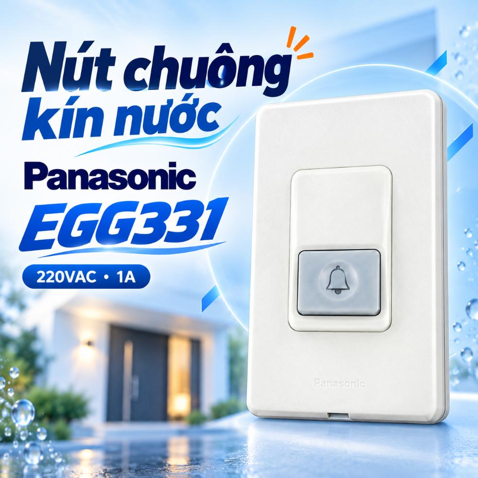 Nút chuông kín nước Panasonic EGG331 220VAC 1A