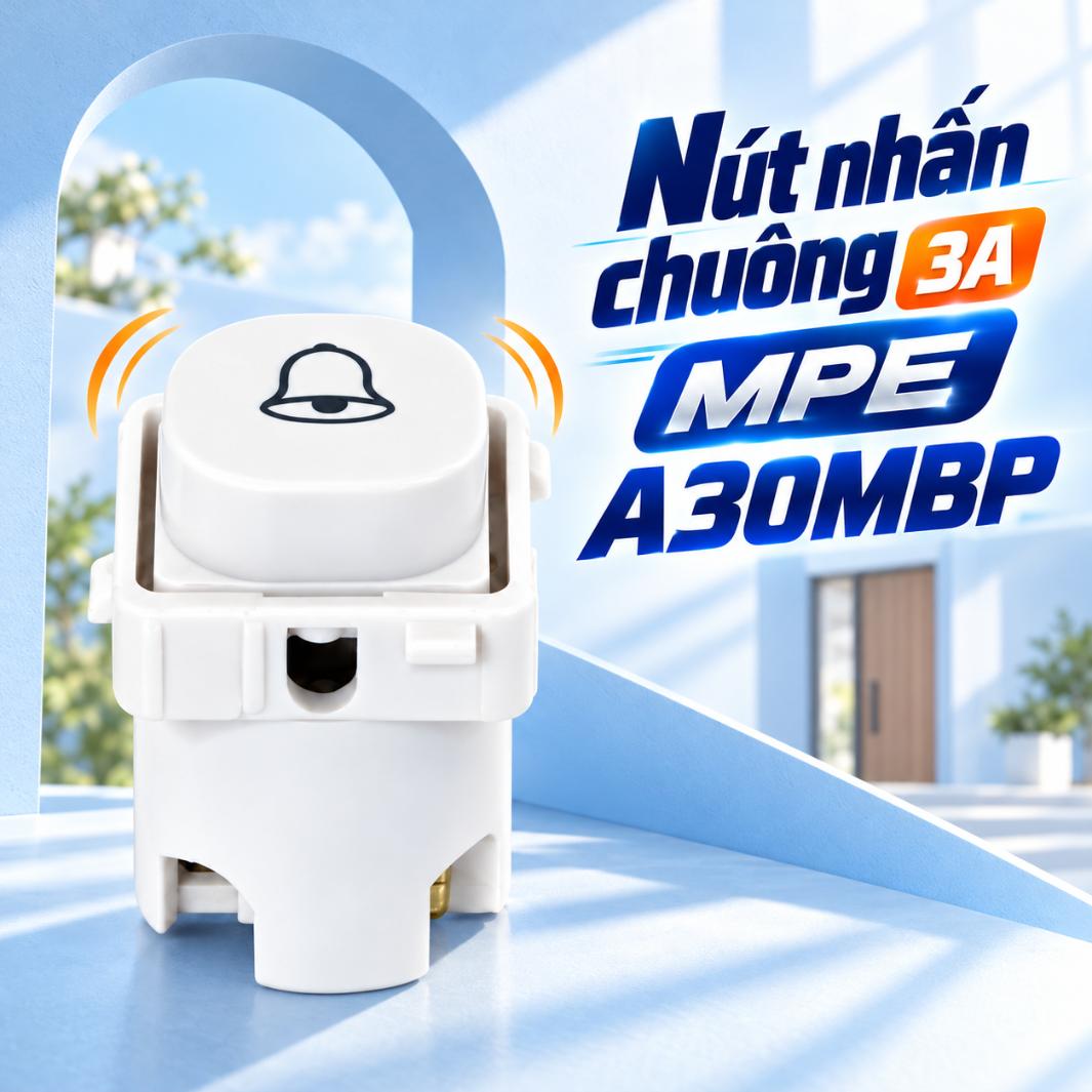 Nút nhấn chuông 3A MPE A30MBP