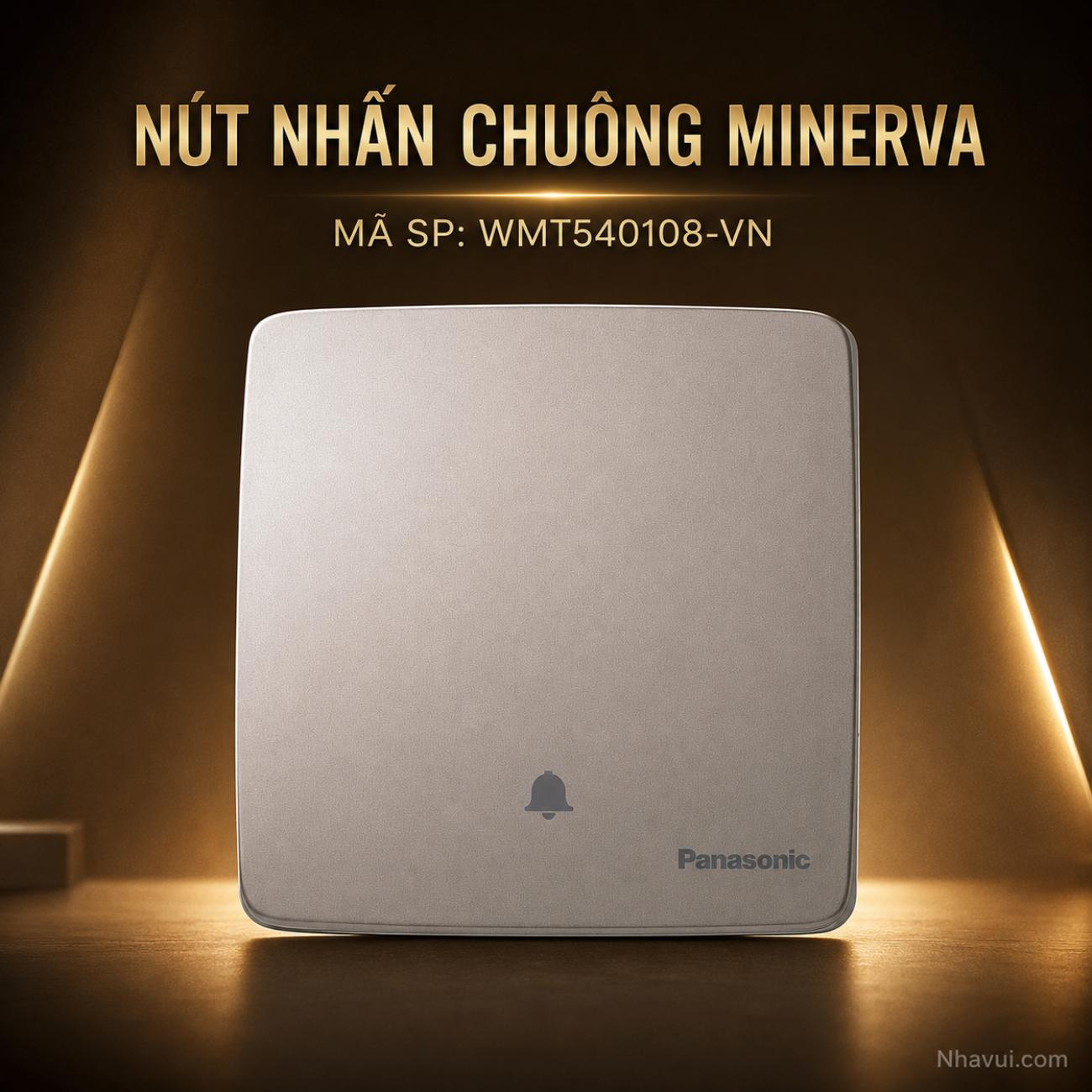 Nút nhấn chuông Minerva Panasonic PLS WMT540108-VN