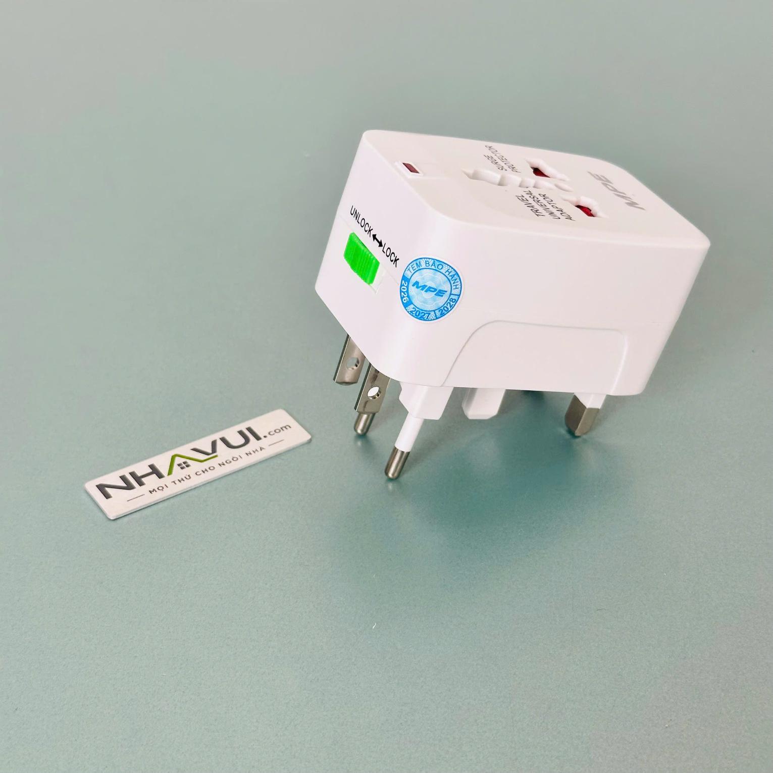 Ổ cắm du lịch MPE TA1