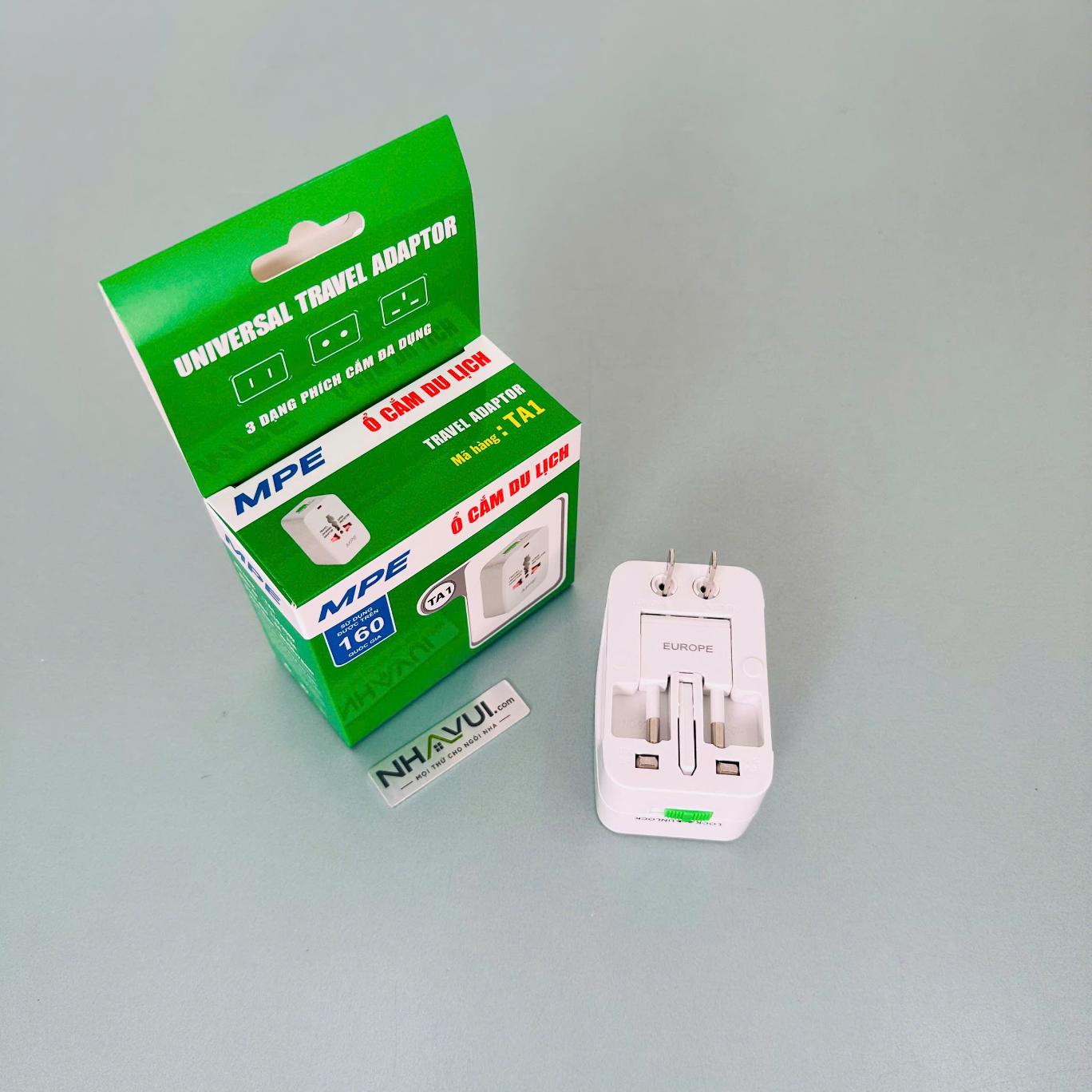 Ổ cắm du lịch MPE TA1