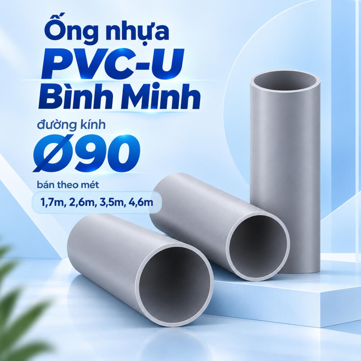 Ống nhựa PVC-U Bình Minh Ø90