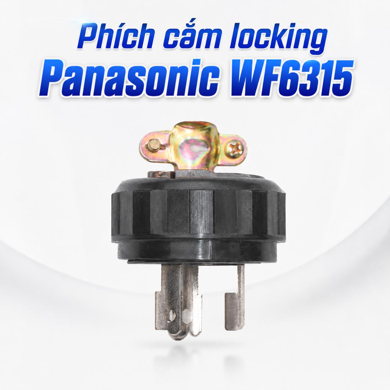 Phích cắm locking Panasonic WF6315 125V 15A 2P + Ground