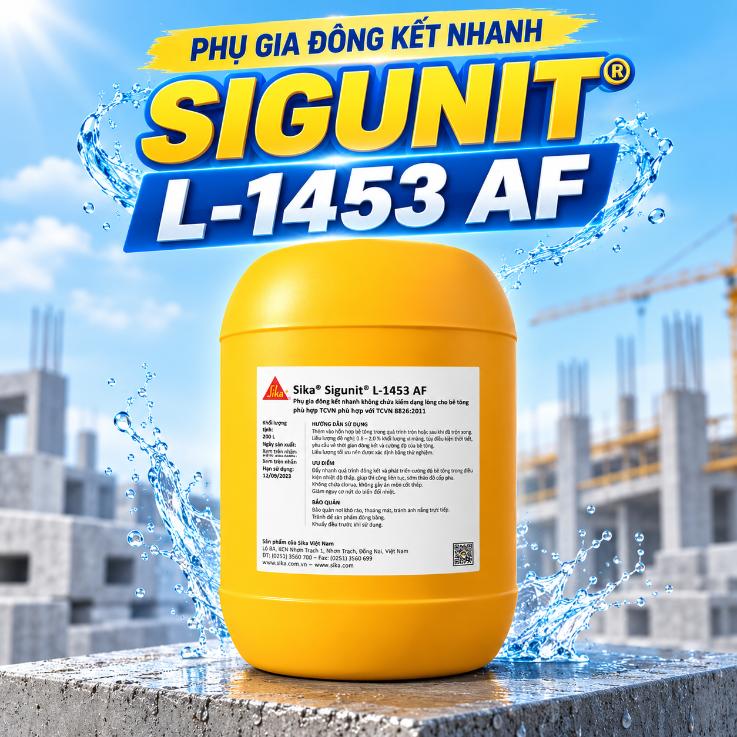 Phụ gia đông kết nhanh Sigunit / Antifreeze