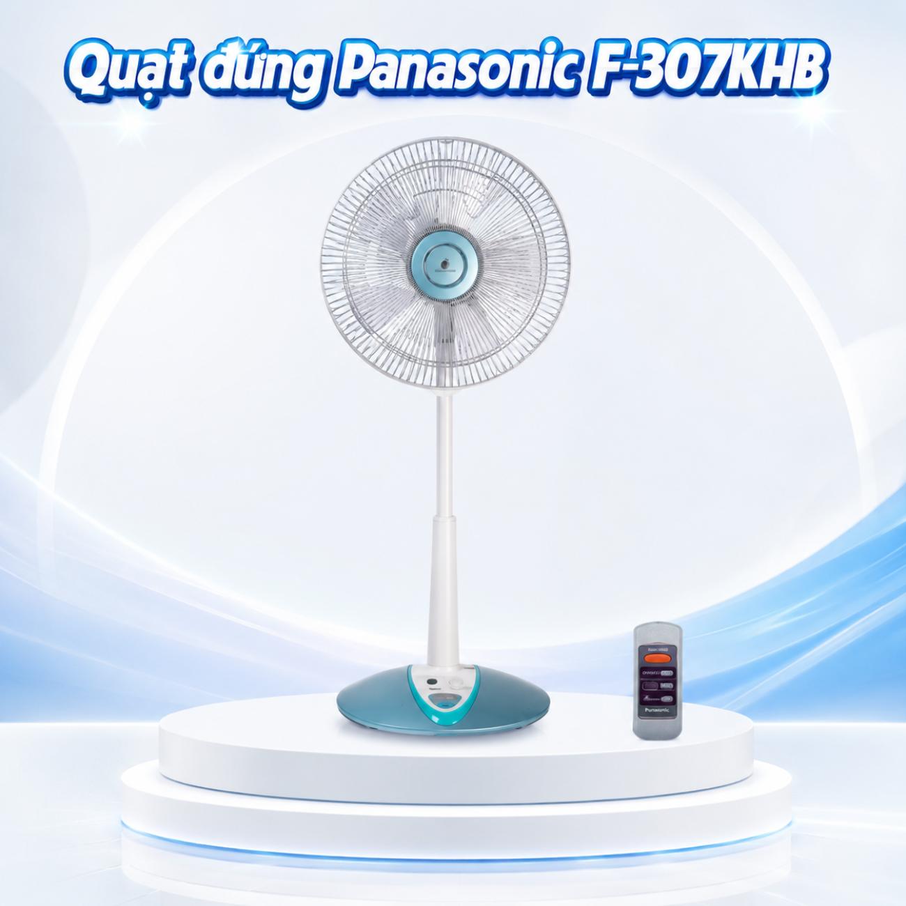 Quạt đứng Panasonic F-307KHB / F-307KHS 37W đường kính 30cm có remote