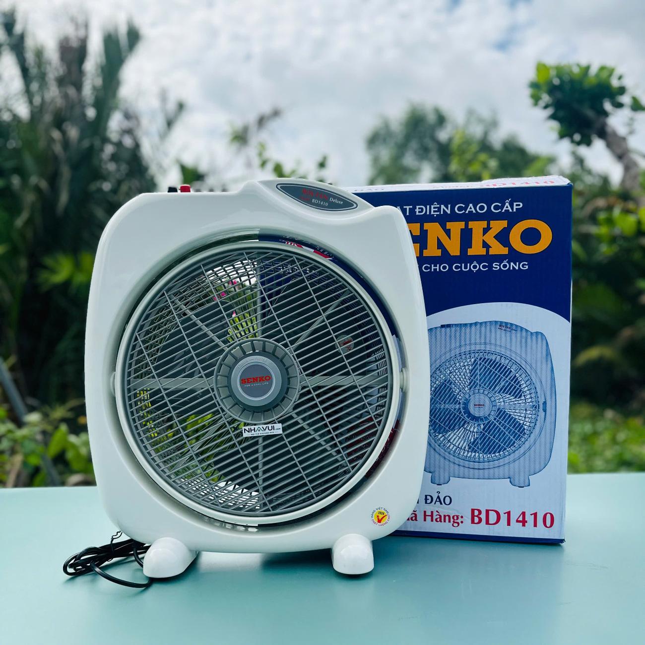 Quạt hộp Senko BD1410 47W 3 tốc độ gió màu Kem Cốm, Kem Môn, Kem Xám